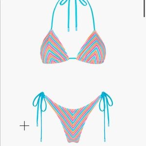 Triangl Vinca Sherbet Stripe Bikini
